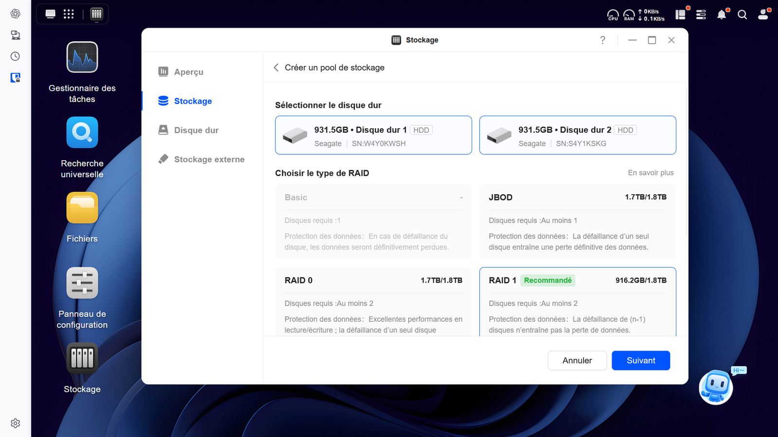 Installation Serveur